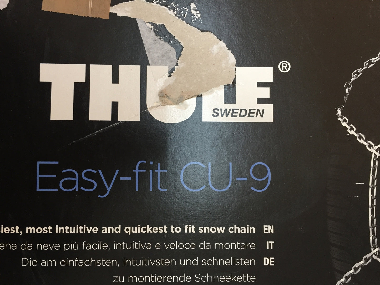 Thule Easy-Fit CU-9 075 snow chains, I31227