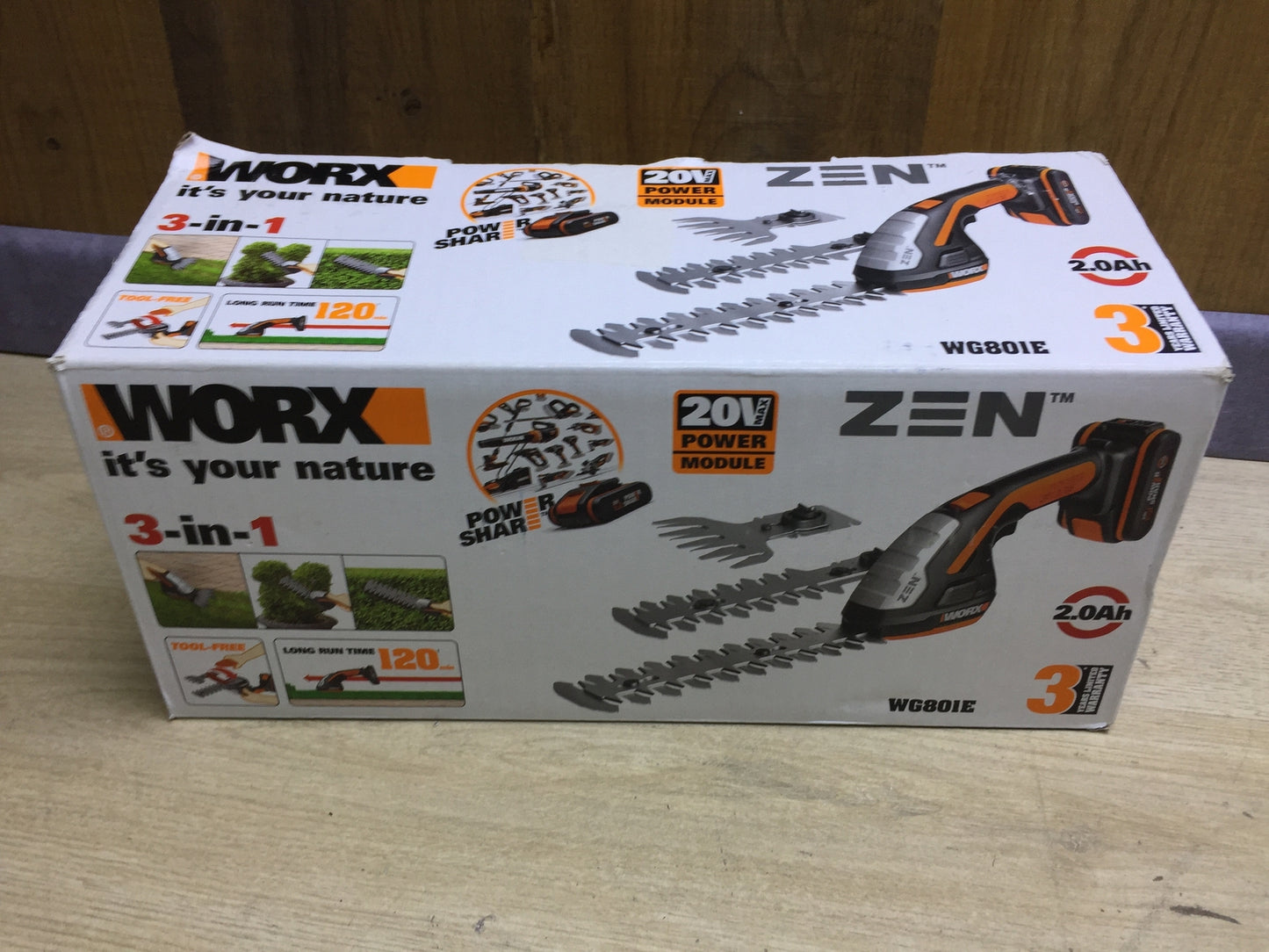 WORX 20V Grass and Shrub Shears WG801E SOLO, I31902