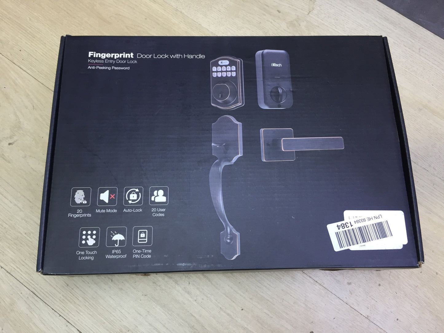 IXTECH Fingerprint Door Lock Set, Keyless Entry Door Lock Deadbolt, I31774
