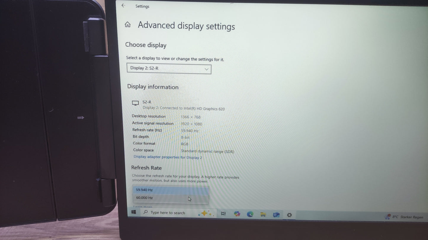 Kefeya S2 Portable Monitor Extension for Laptop 14" 1920x1080 HDR HDMI USB-C