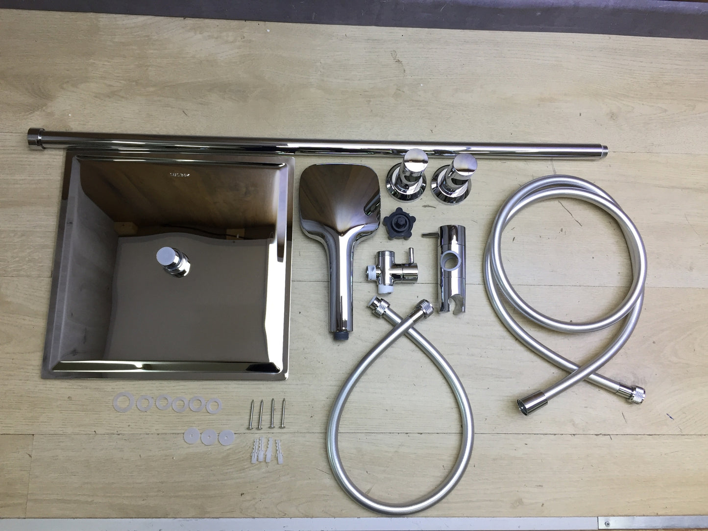 EISL EASY DELUXE shower set DX12011, shower system without fittings, I32566