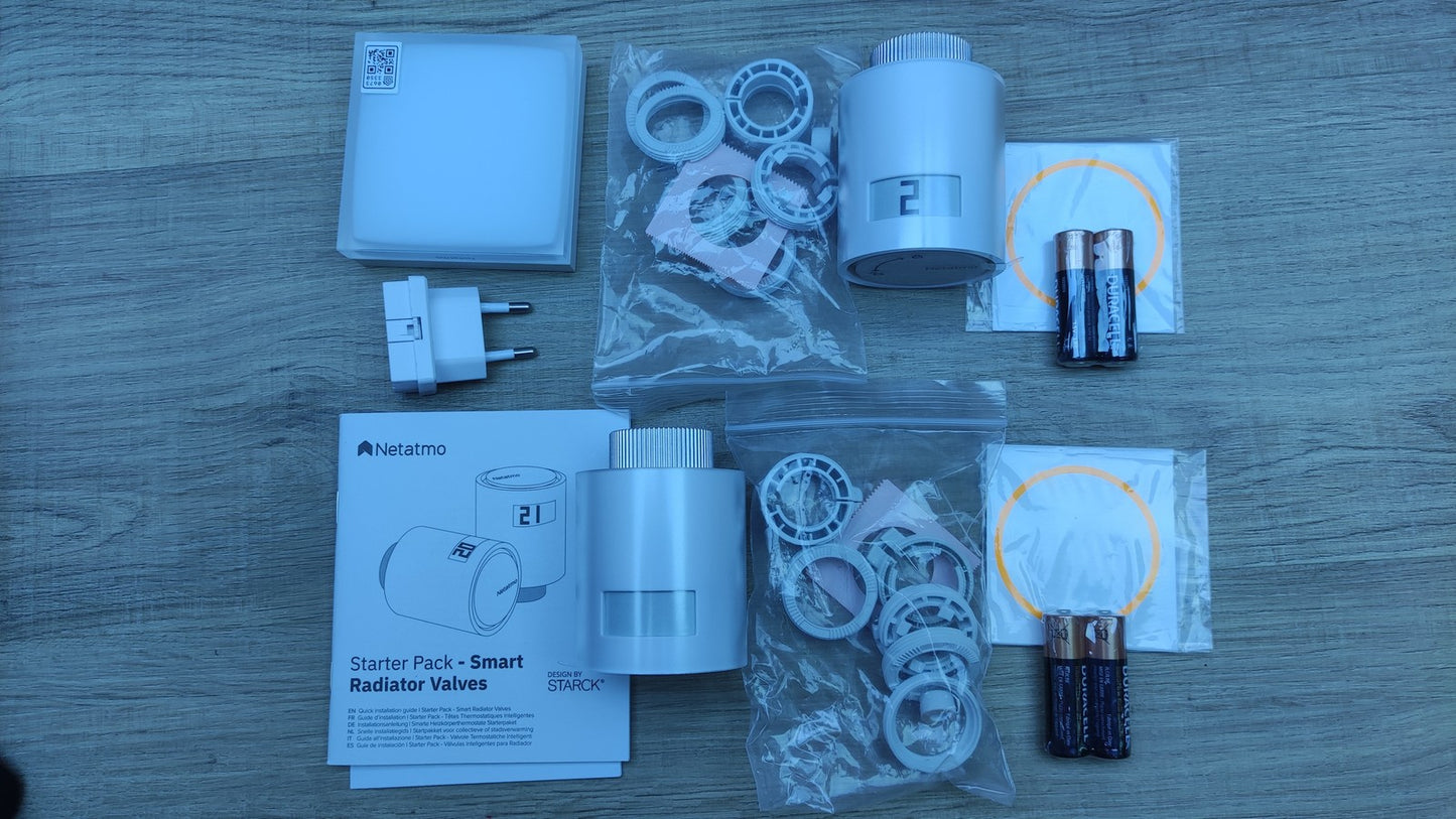Netatmo Smart Wi-Fi Starter Kit with 2 Radiators, I32418