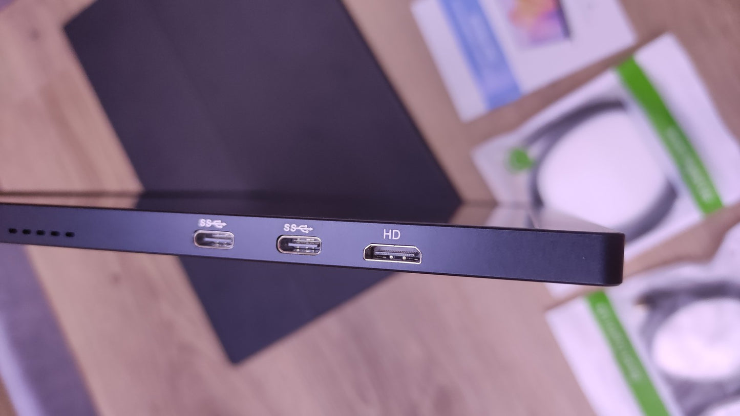 Eviciv Portable Monitor 16" WQXGA 2560x1600 HDMI USB-C AMD FreeSync 120Hz 3ms