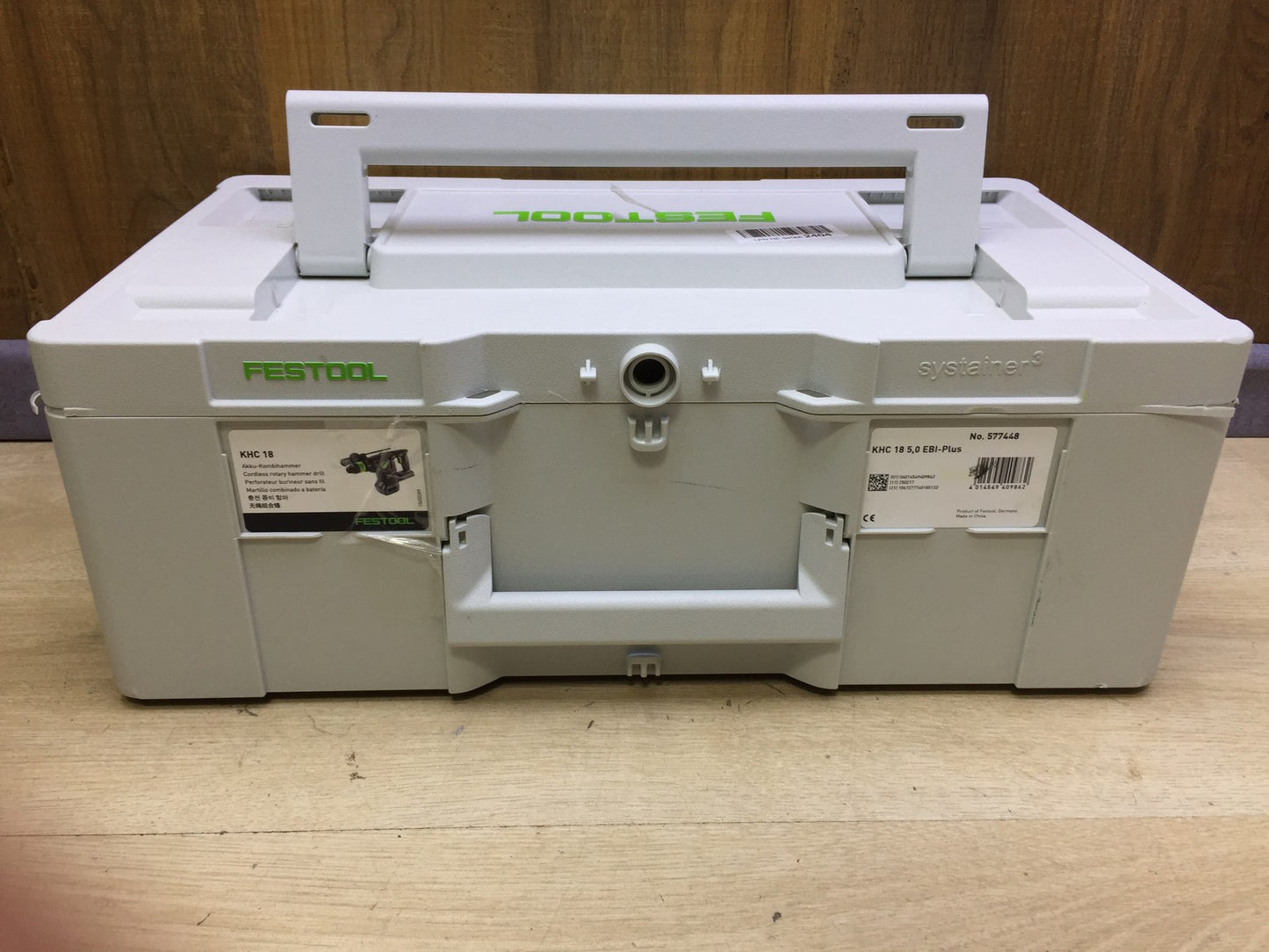 Festool cordless combination hammer KHC 18 5.0 EBI-Plus, incl. 2 x batteries 18 v 5.0 Ah, I33167