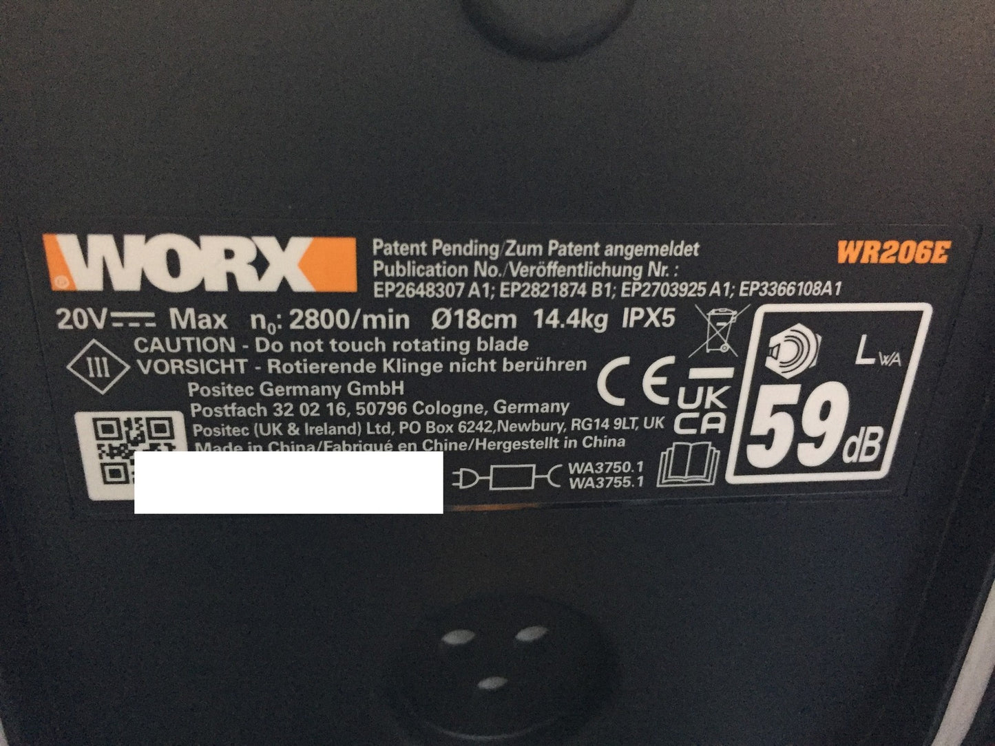 WORX Landroid Vision M600 Mähroboter WR206E, für Gärten bis 600qm, I33570