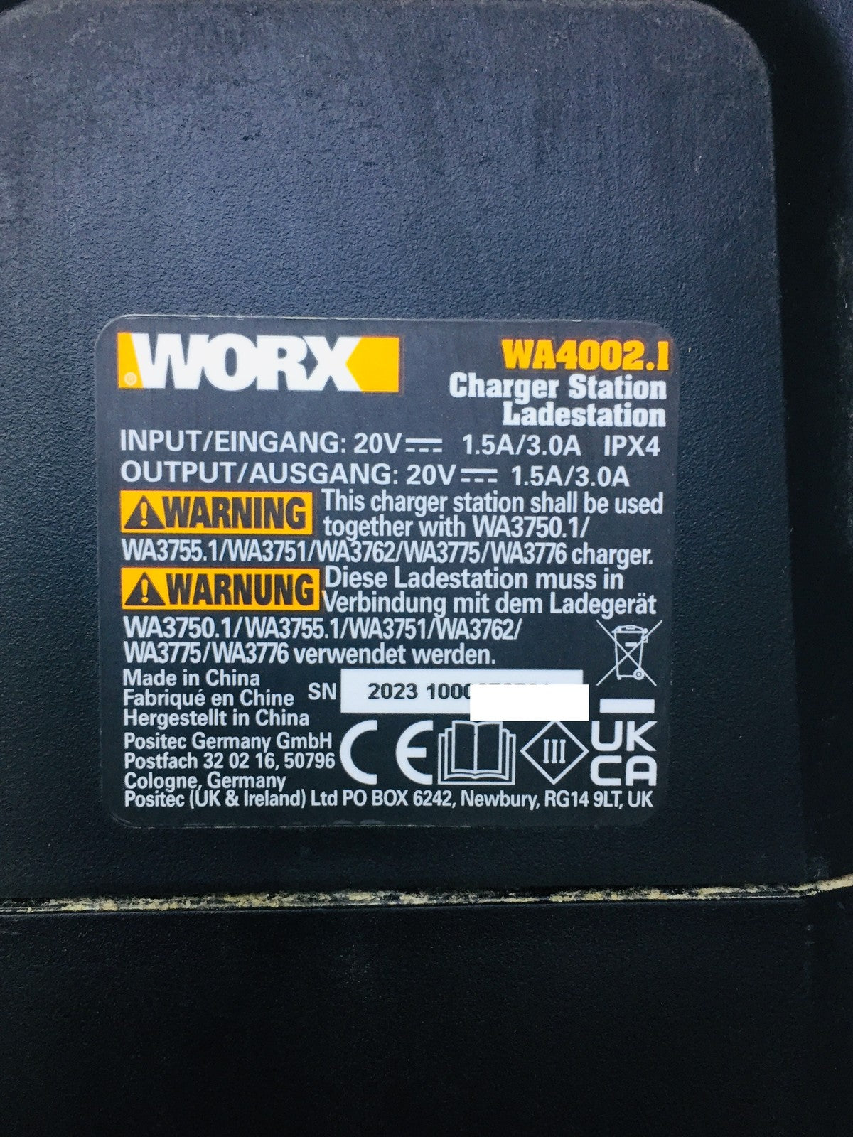 WORX Landroid Vision M600 Mähroboter WR206E, für Gärten bis 600qm, I33570