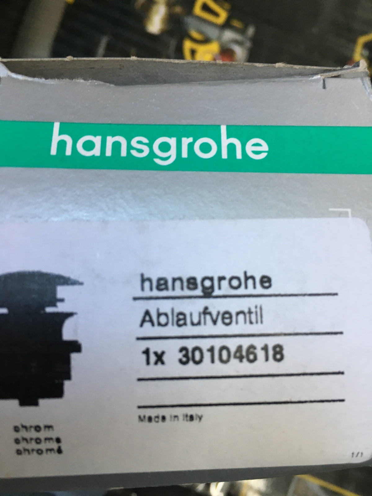 hansgrohe Metropol faucet, spout height 110 mm and waste set, I30318