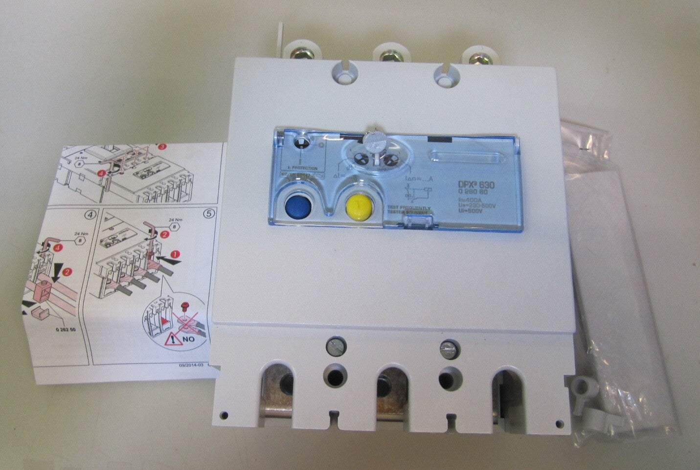 Legrand Box molded wood residual current device DPX3-630 attachable 026060 invoice