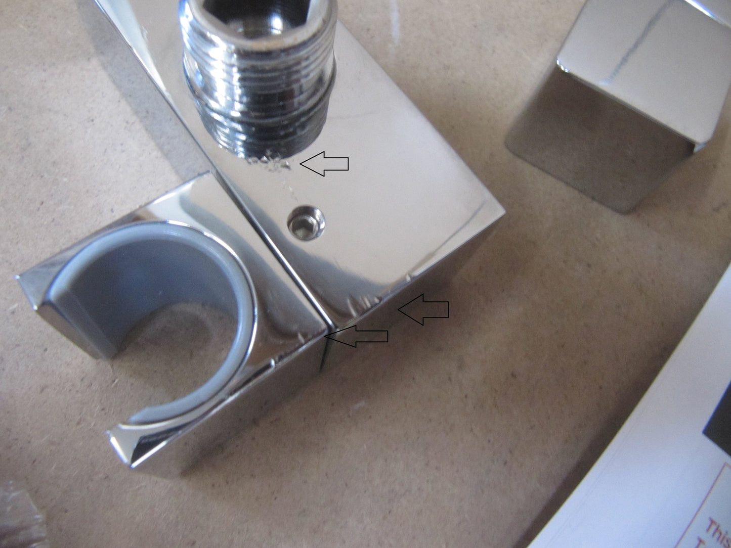 KES Duschsystem 3 Funktion mit Handbrause 10 Zoll, Chrom, X6230-CH, I11909