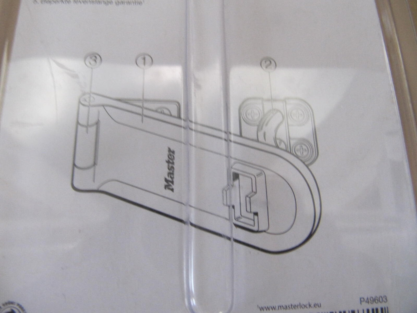 Master Lock 724EURD Türschloss mit Sicherheitsüberfalle 17,9 x 7,6 cm, I08311