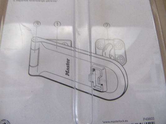 Master Lock 724EURD Türschloss mit Sicherheitsüberfalle 17,9 x 7,6 cm, I08311