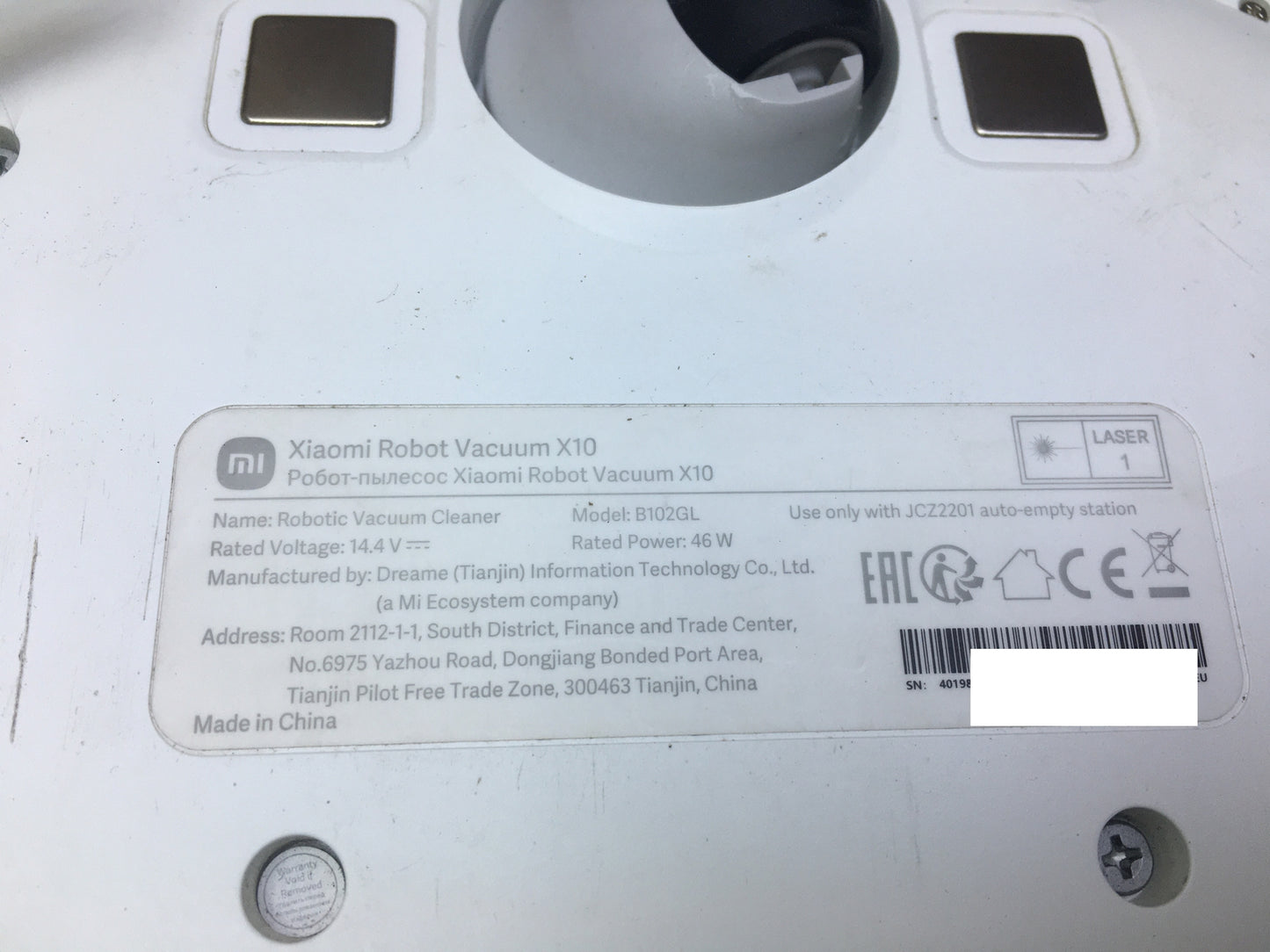 Xiaomi X10 Saugroboter mit Wischfunktion B102GL, I31157