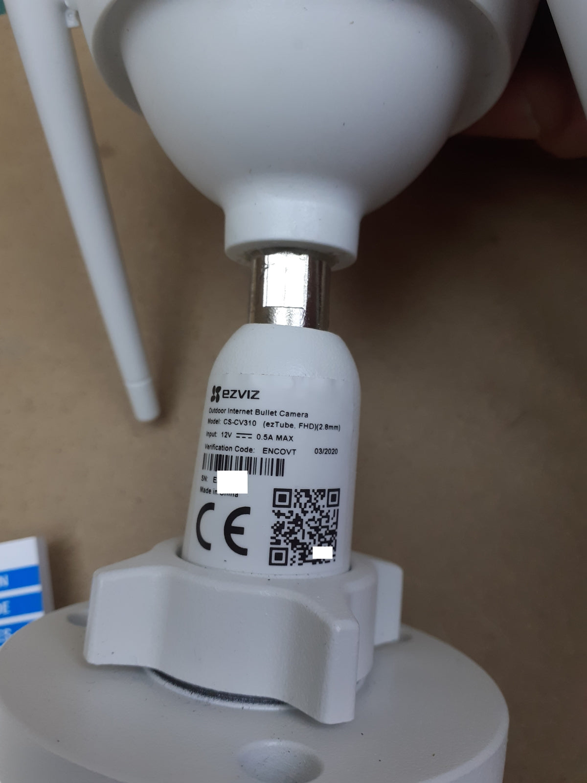 Ezviz ezTube 1080p Full-HD Kamera mit Nachtsicht WLAN CS-CV310, I05548