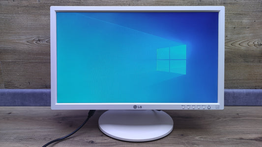 LG 22MB35PU-W Monitor 21.5" FHD 1920x1080 TN VGA DVI 60Hz 5ms Lautsprecher weiß