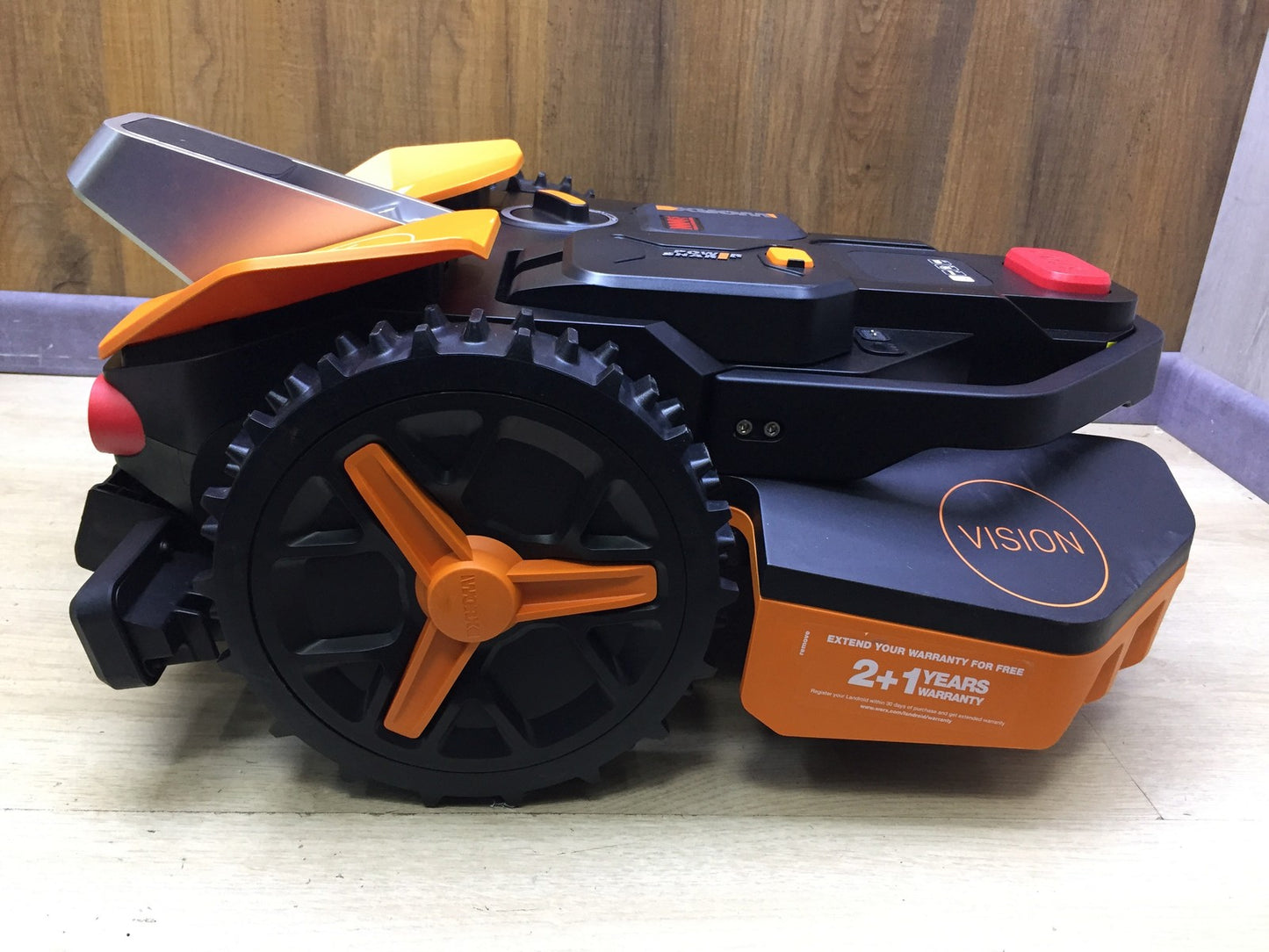 WORX Landroid Vision S250 Mähroboter WR202E, für Gärten bis 250m², I34148