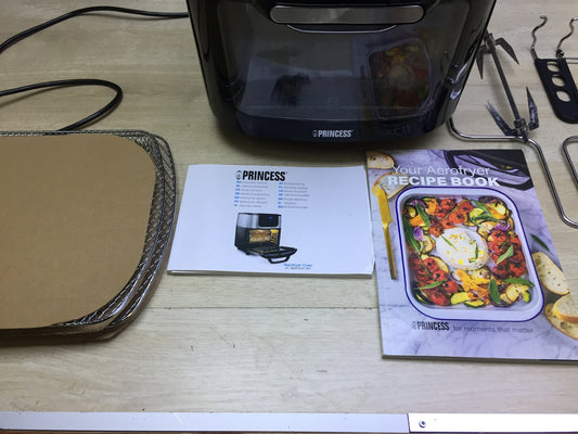 Princess Aerofryer-Ofen DeLuxe Backofen-Fritteuse 01.182075.01.001, I29465