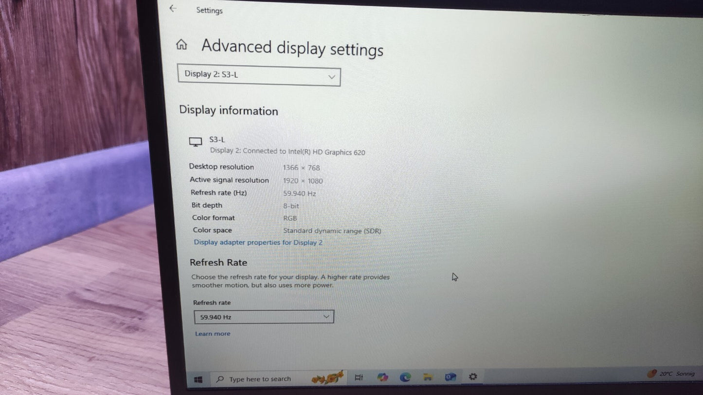 Laptomo S3 Portable Monitor Extension for Laptop 14" FHD 1920x1080 HDMI USB-C