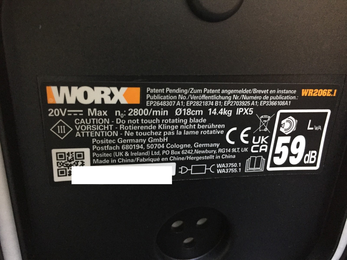 WORX Landroid Vision M600 Mähroboter WR206E.1 für Gärten bis 600m², I33574