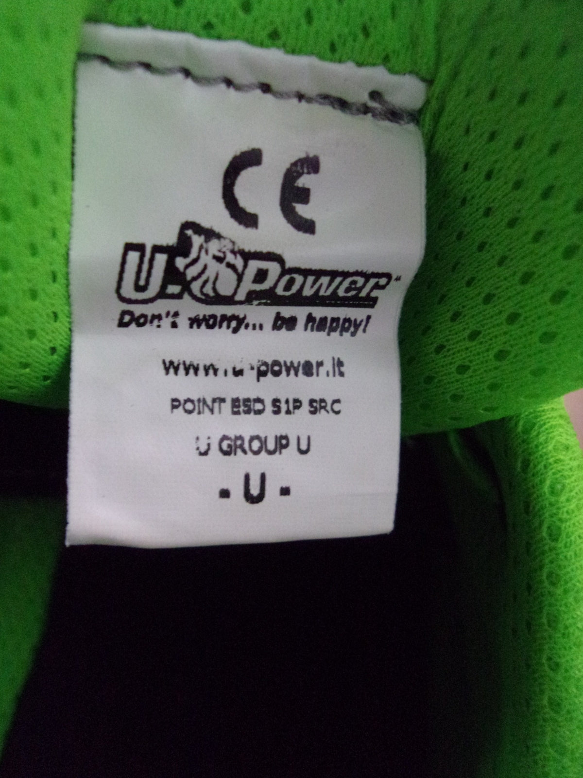 U-Power Sicherheitsschuhe, Grau/Grün S1P SRC, RL20036, Größe 47, I07314