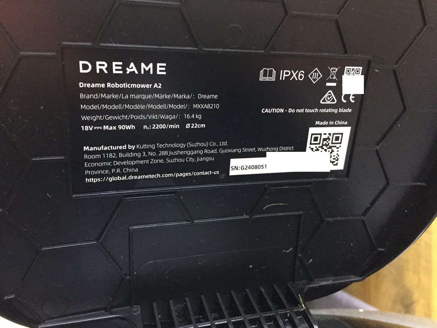 DREAME Robotic Lawnmower A2 (MXXA8210), Auto-Limiting System, 3000 m², I33394