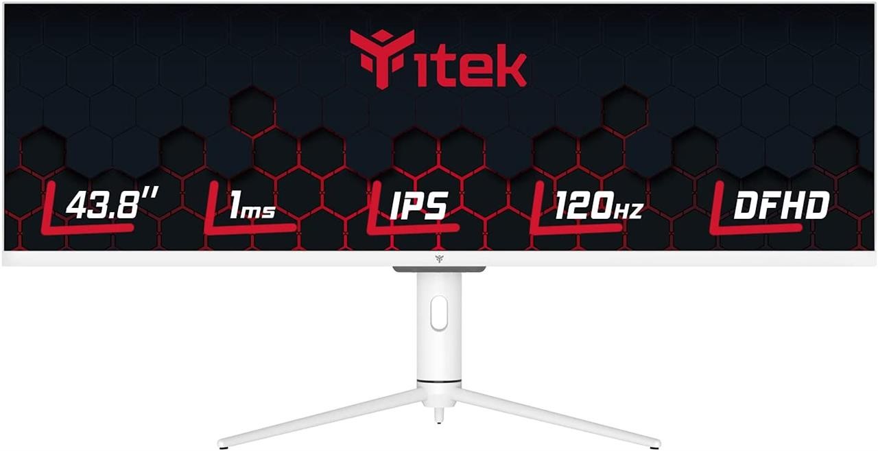 iTek GGF ITMF44A121DFHD 4K Gaming Monitor 43.8" DFHD 3840x1080 FLAT 32:9 white