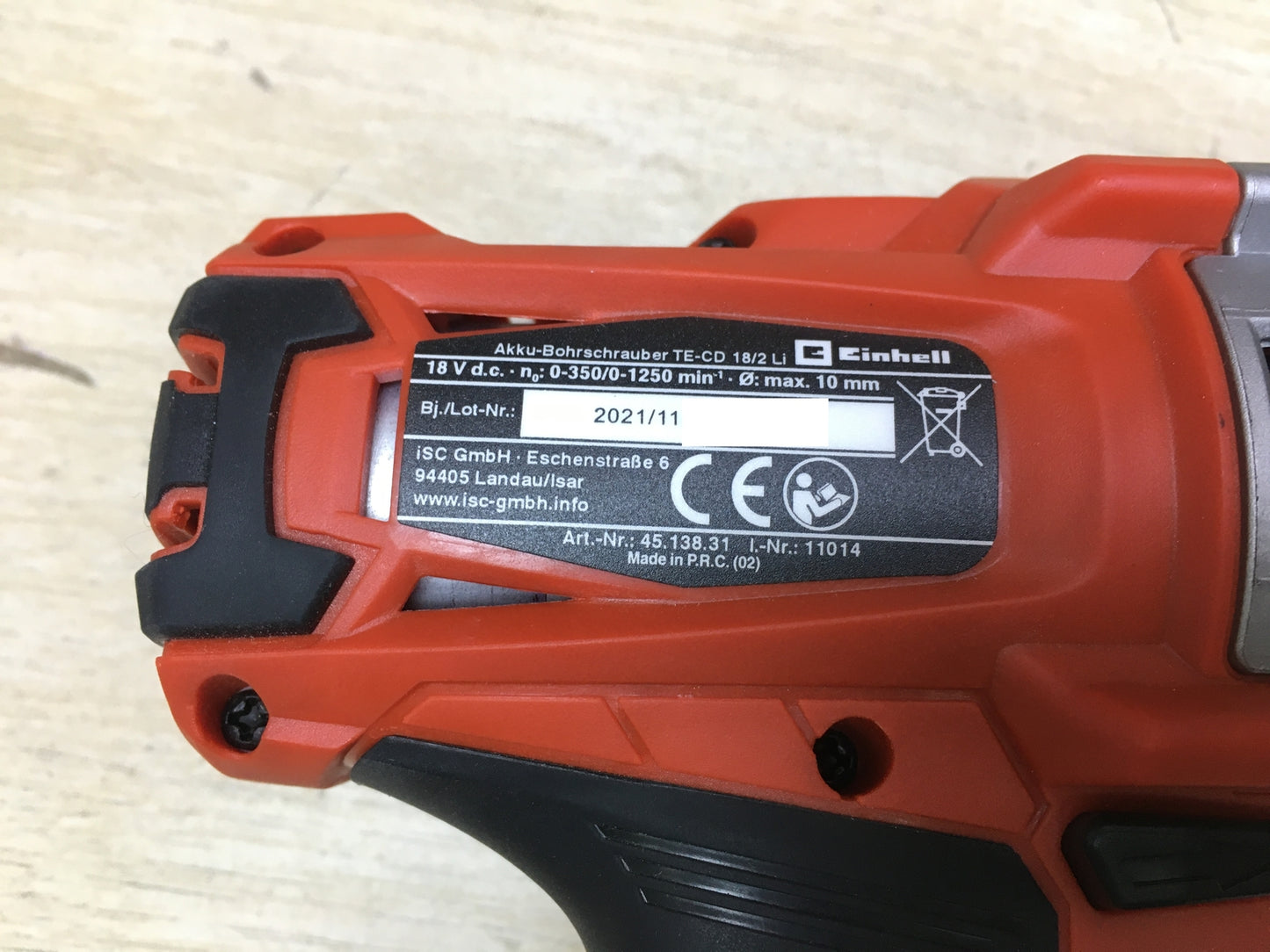 Einhell TE-CD 18/2 Li cordless drill/driver including 1 battery, I31258