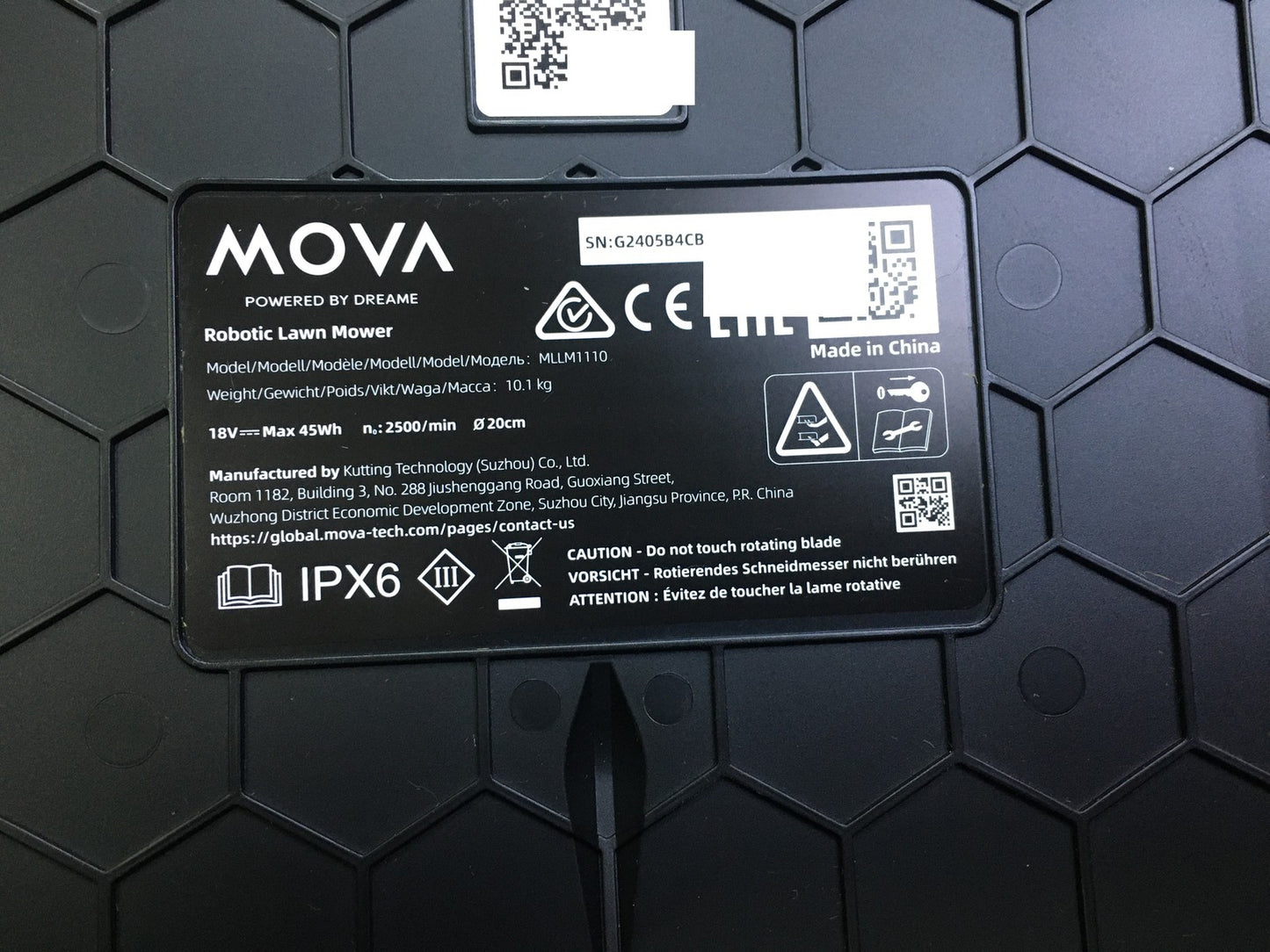 Dreame Mova 600 Mähroboter MLLM1110, für Rasenfläche bis 600 m², I34343