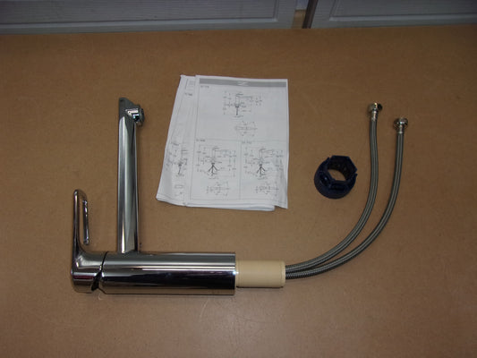 GROHE BauLoop Küchenarmaturen, Einhand-Spültischbatterie, 31706000, I05458