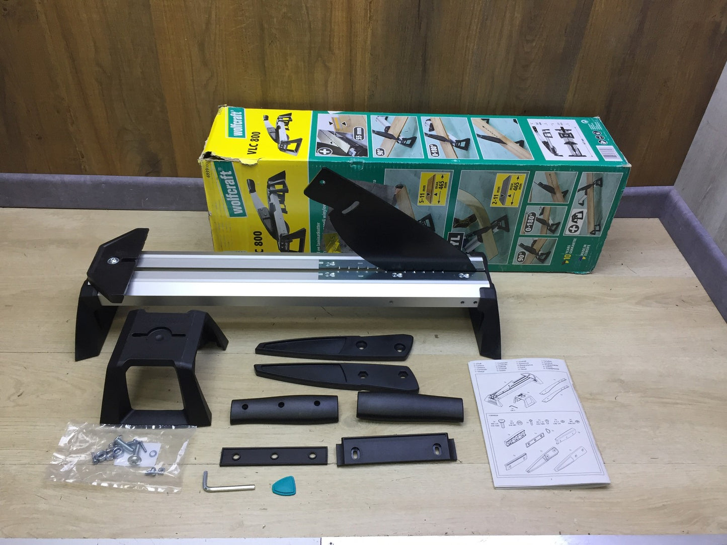 Wolfcraft VLC800 Vinyl and Laminate Cutter 6939000, I33245