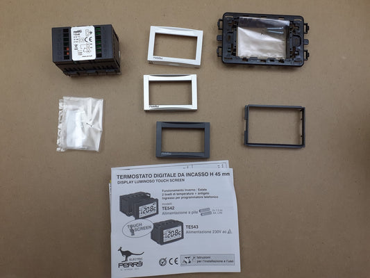 Digitales Thermostat Perry 1TI TE542 für Unterputz, I05701