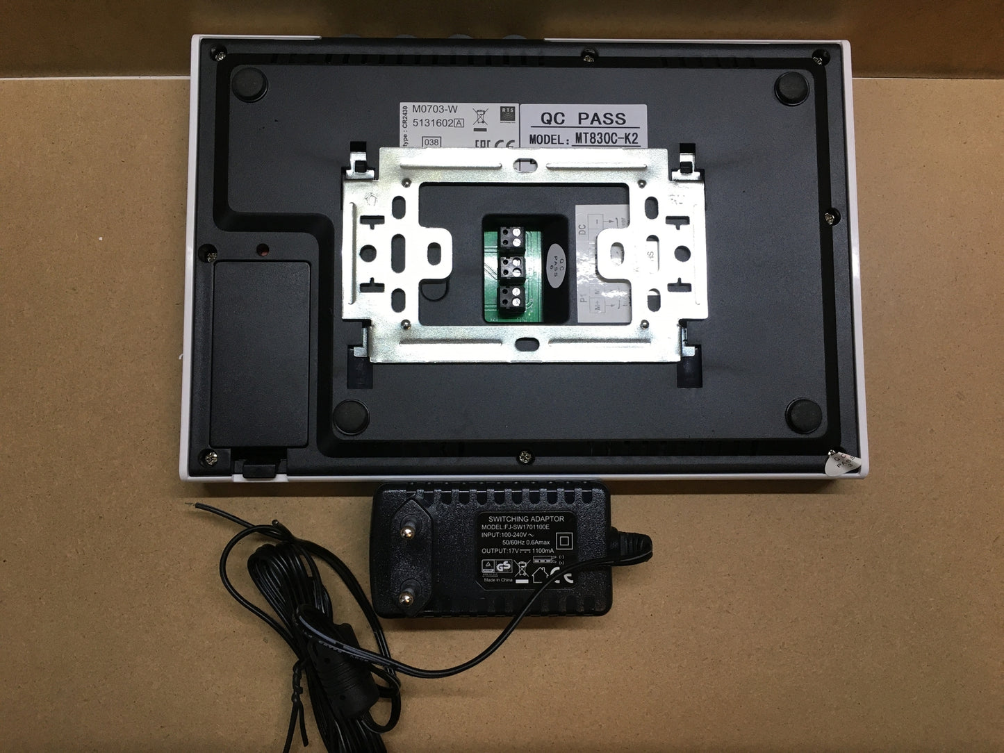 Somfy V250 Videosprechanlage mit 7 Zoll (17,8 cm) Monitor, I29778