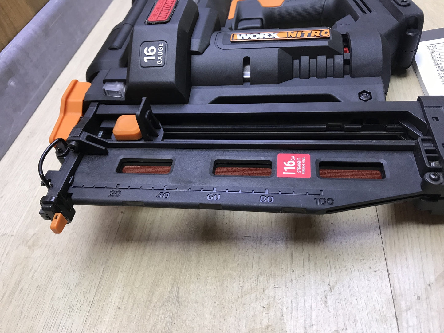 WORX WX841 Nitro 20V Akku-Nagler solo, Kabelloser Nagler, I31948