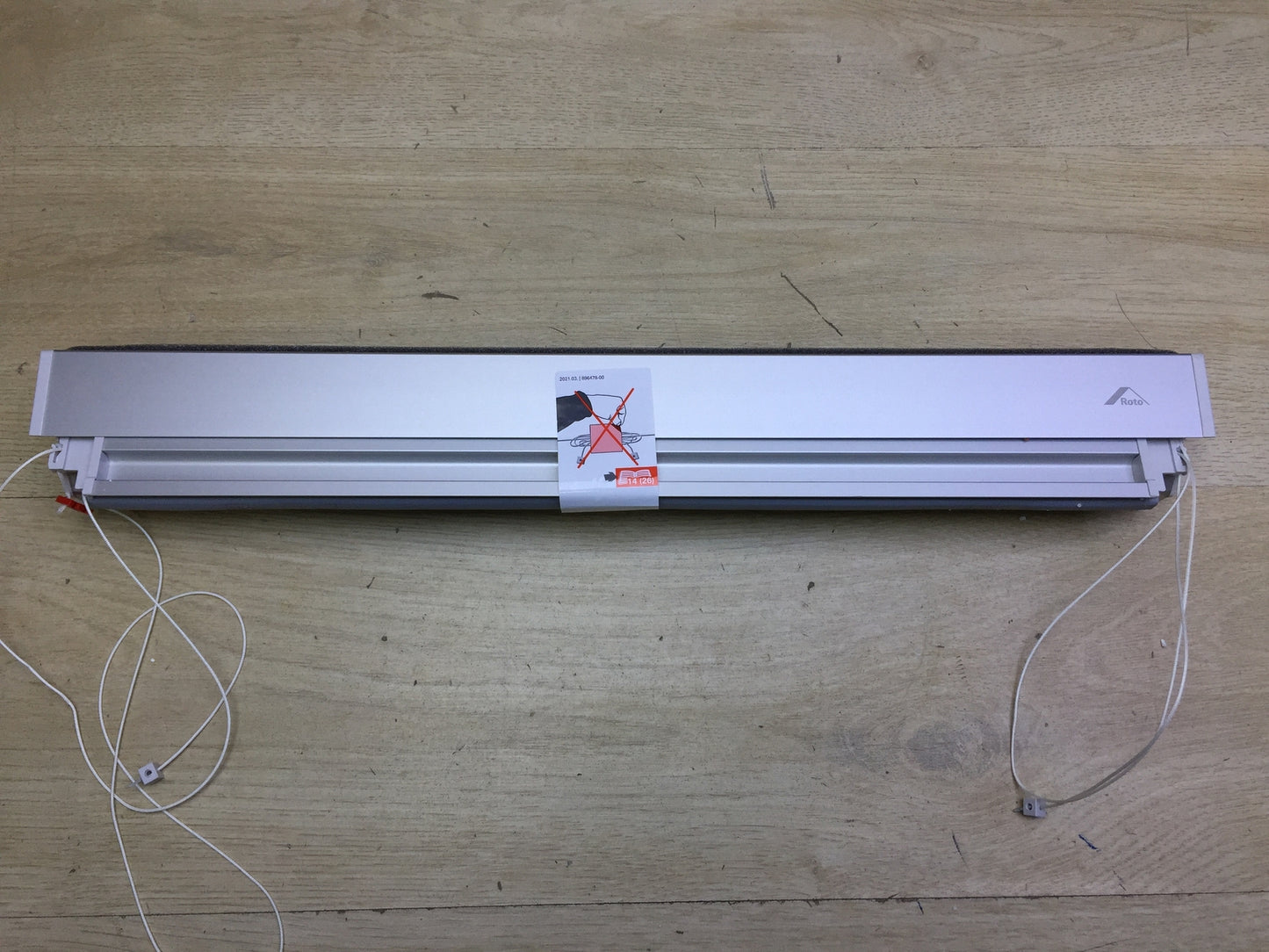 Roto 848157 Rollo Exclusiv ZRE, daylight roller blind 074/118 white, I32845