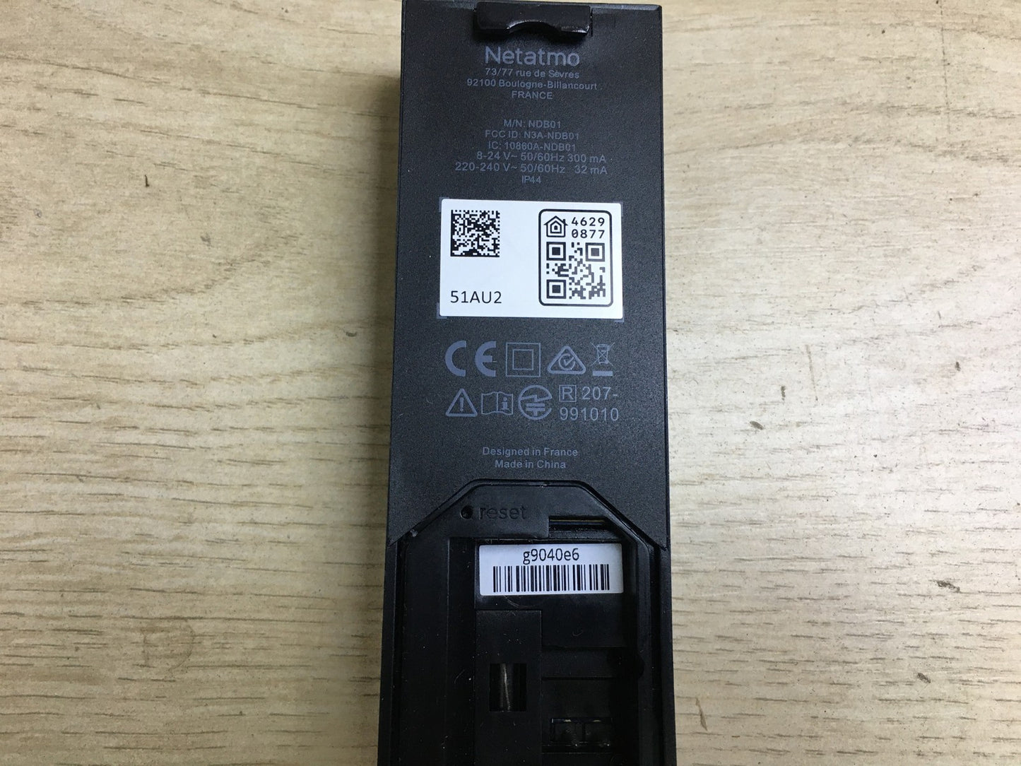 Netatmo Smarte Video-Türklingel mit Kamera, WLAN, 2-Wege-Audio, I33196