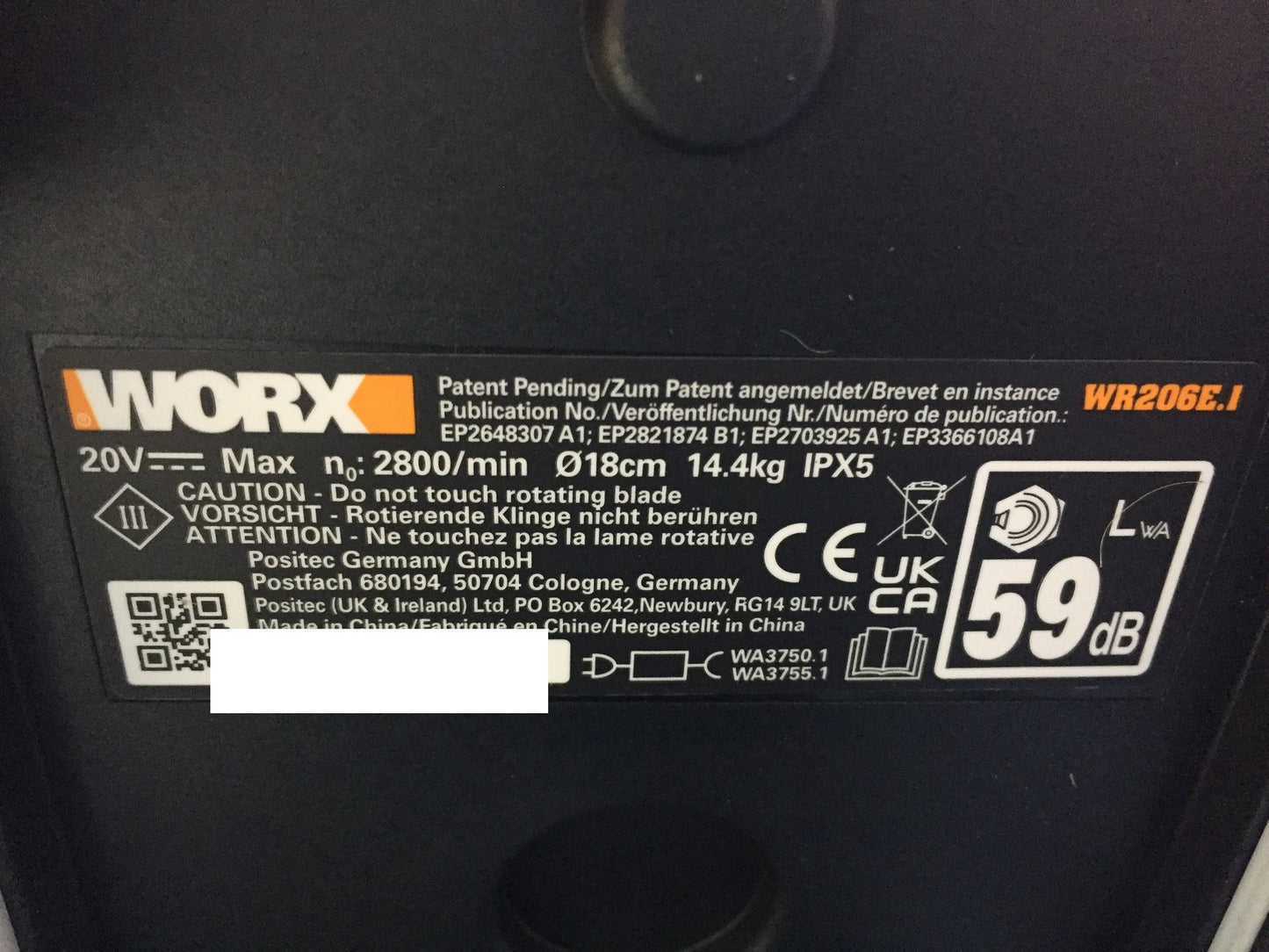 WORX Landroid Vision M600 Mähroboter WR206E.1 für Gärten bis 600m², I33258