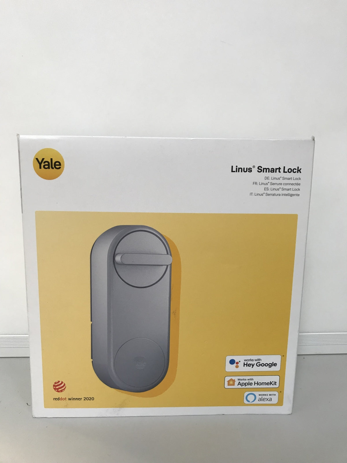 Yale 05/101200/SI Linus Smart Lock 05/101200/SI-Linus Türschloss, silber, I31309