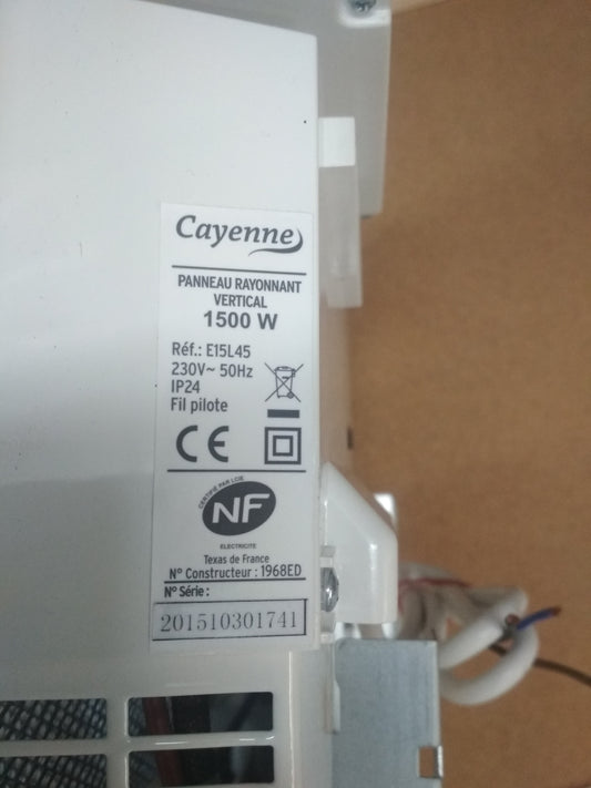 Carrera Schilder Rayonnant 6 Stufen SAS Vertikal LCD, 1500 watt, V04301