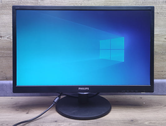 Philips 223V5LSB2/10 Monitor 21,5" FHD 1920x1080 VGA LCD LED TN Panel schwarz