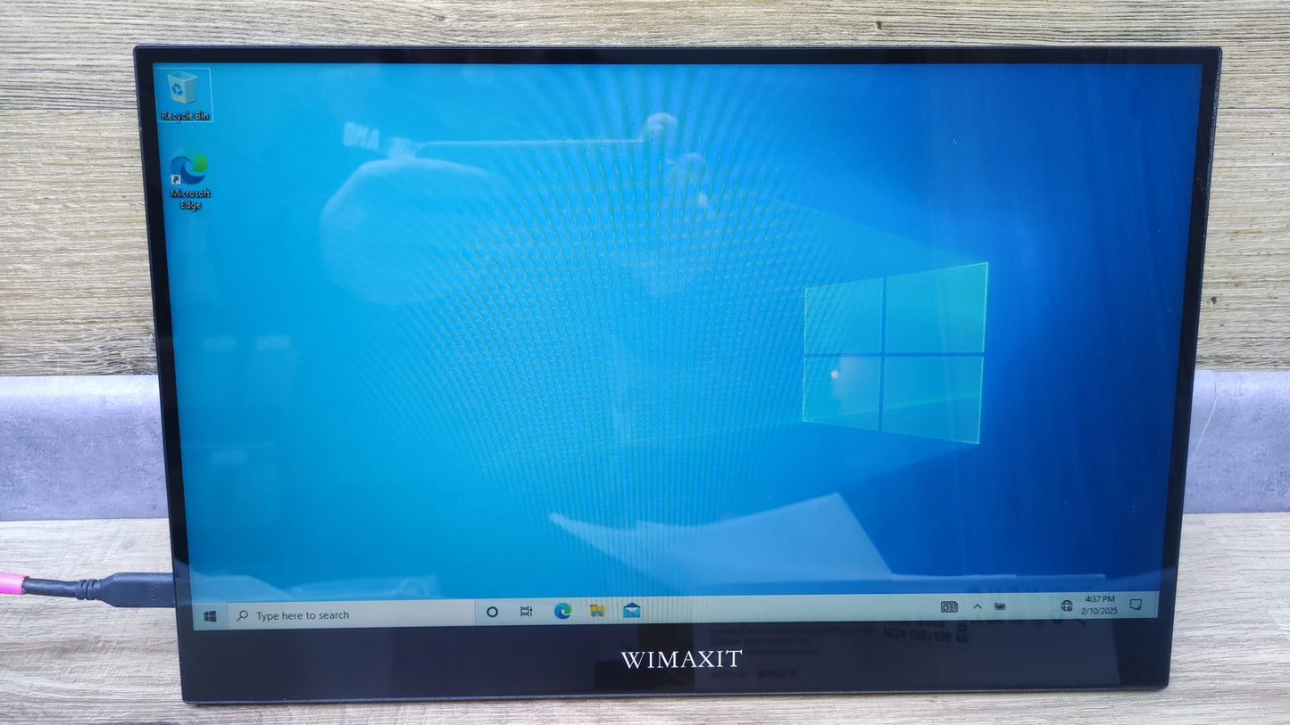 WIMAXIT tragbarer Touch Monitor 15.6" FHD 1920x1080 HDMI USB-C (M1560CTV2)