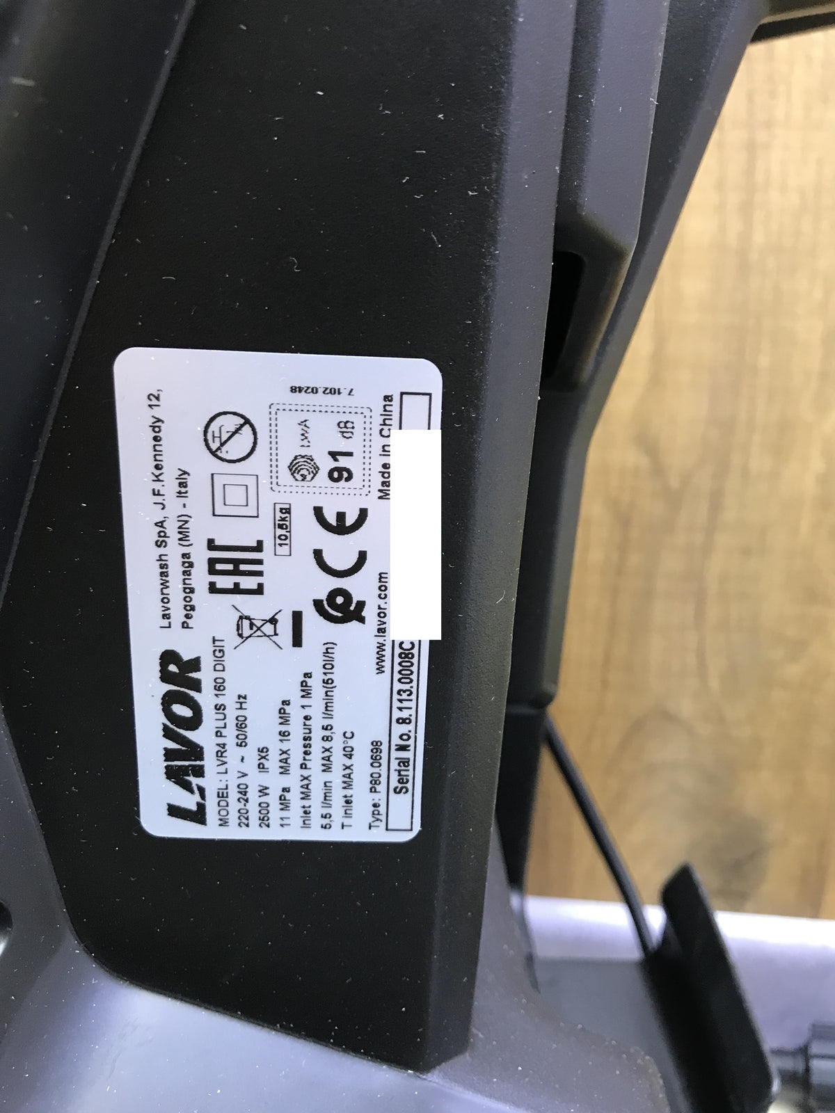 LAVOR Hochdruckreiniger LVR4 PLUS 160 DIGIT (8.113.0008C), I25742