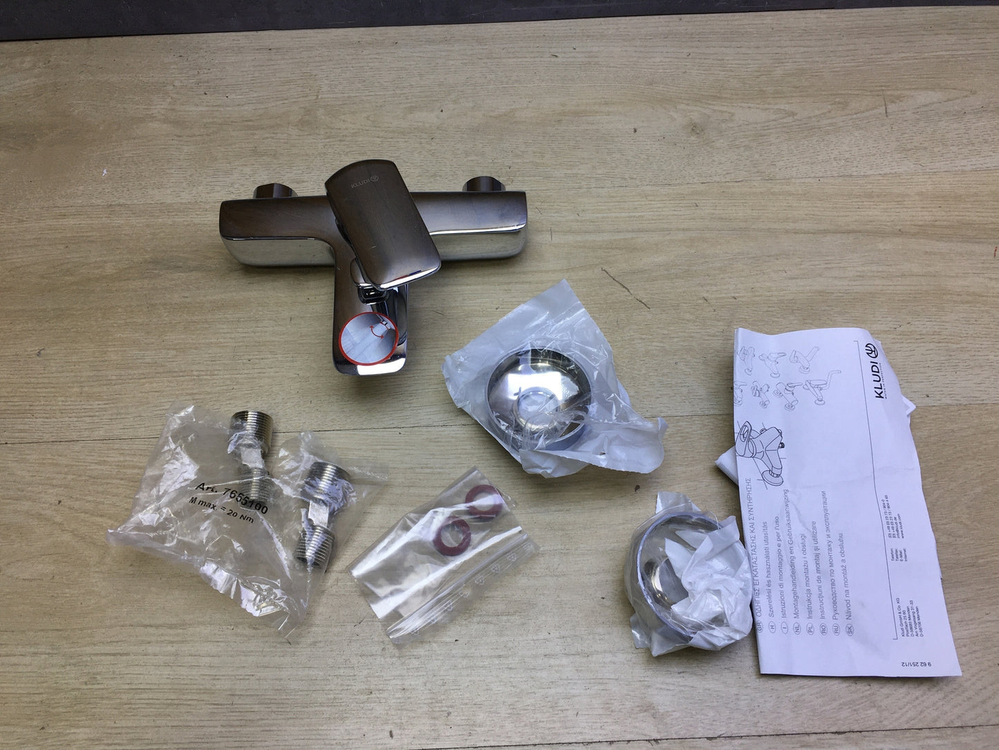 Kludi 414450575 single-lever bath and shower mixer DN 15, I31240