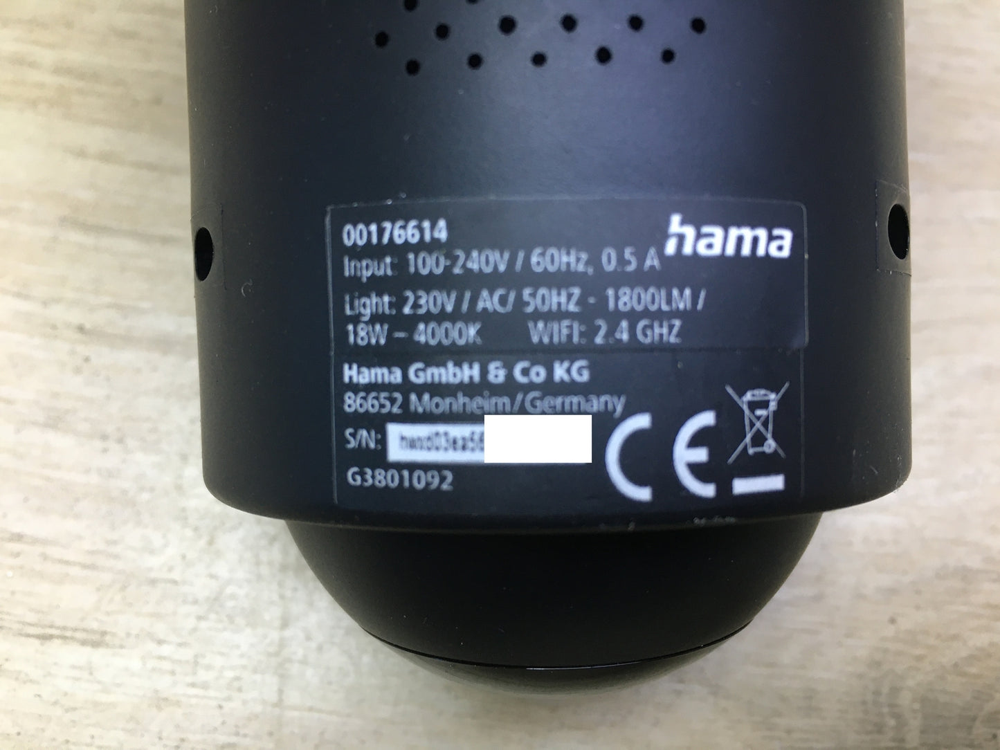 Hama 00176614 Überwachungskamera WLAN außen, I31388
