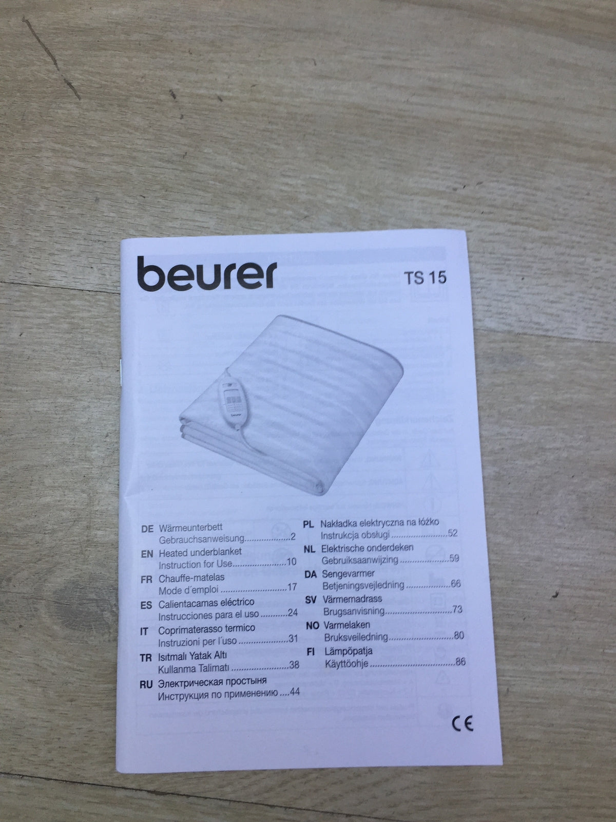 Beurer TS 15 heated underblanket 150 x 80 cm, I31004