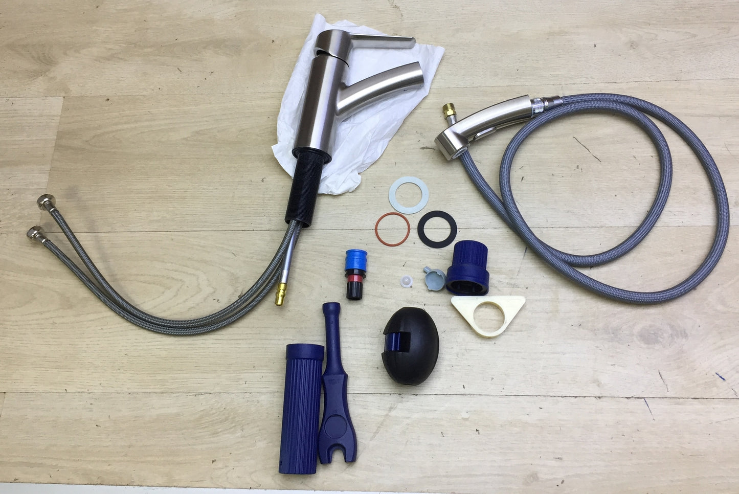 GROHE kitchen faucet with pull-out spray 30531DC1, faucet, I32301