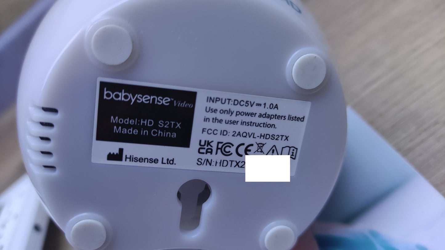 Babysense HDS2 Babyphone mit Kamera, 5 Zoll 720P HD, I33853