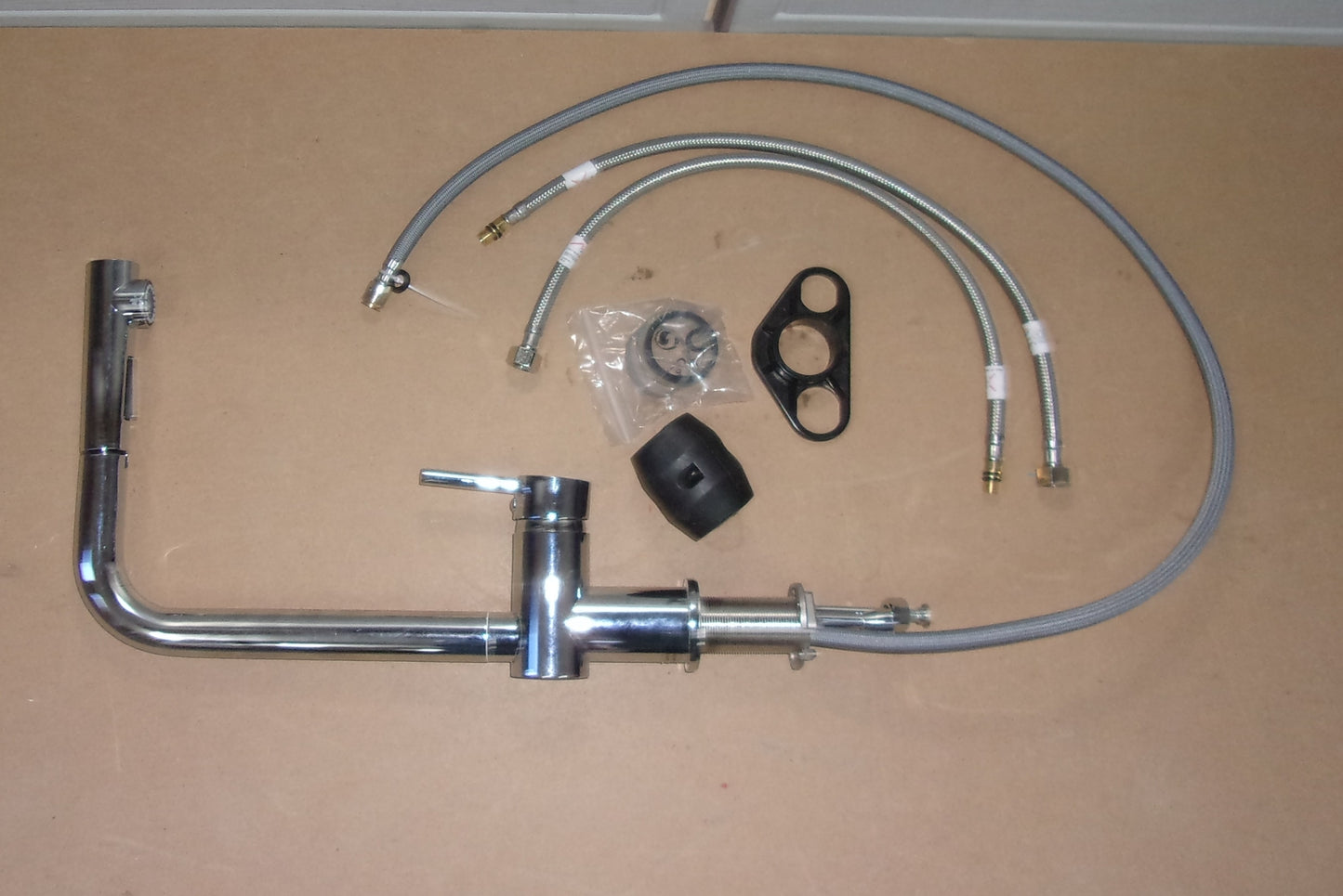 WOOHSE 360° Drehbar Wasserhahn Küche mit 2 Strahlarten, I05105