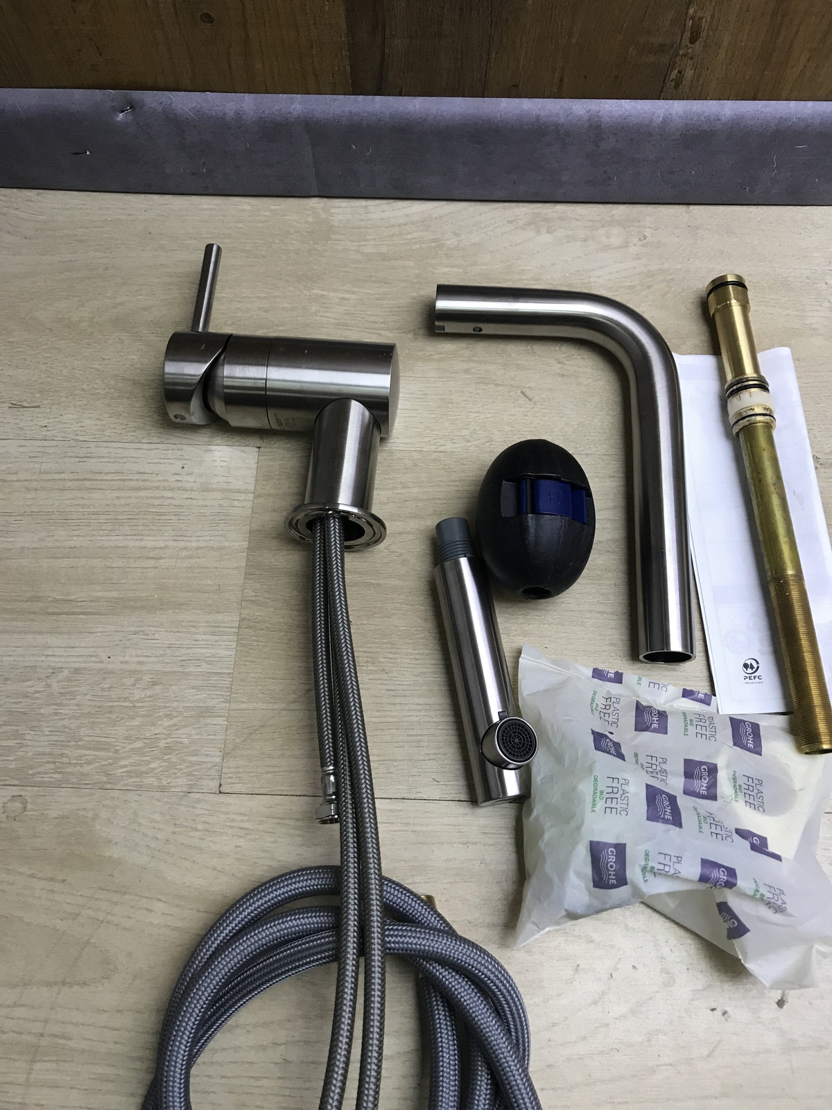 Grohe Minta L-spout single-lever sink mixer 32168DC0, faucet, I30407