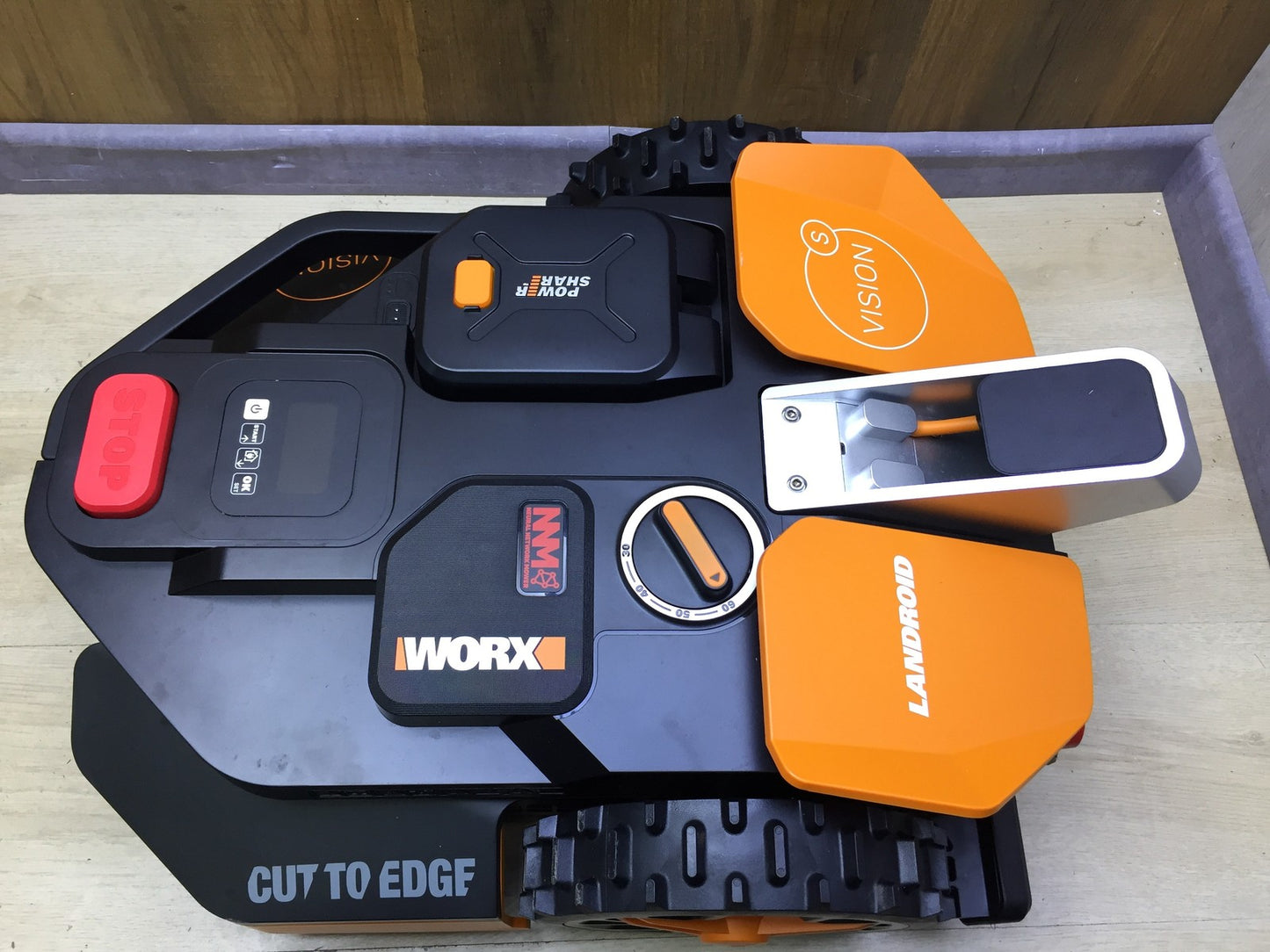 WORX Landroid Vision S250 Mähroboter WR202E, für Gärten bis 250m², I34148