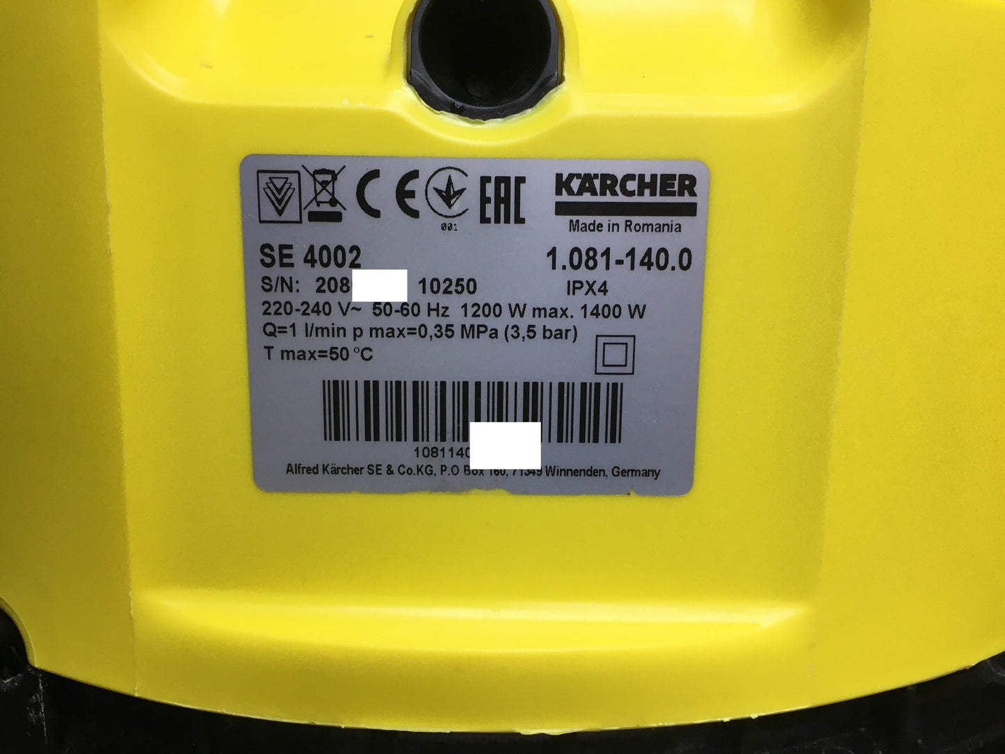 Kärcher SE 4002 Waschsauger (1.081-140.0), I34455