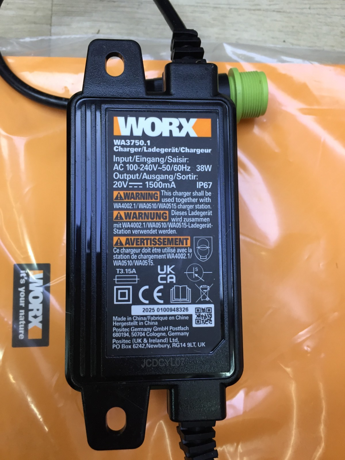 WORX Landroid Vision S250 Mähroboter WR202E für Gärten bis 250m² kabellos WLAN
